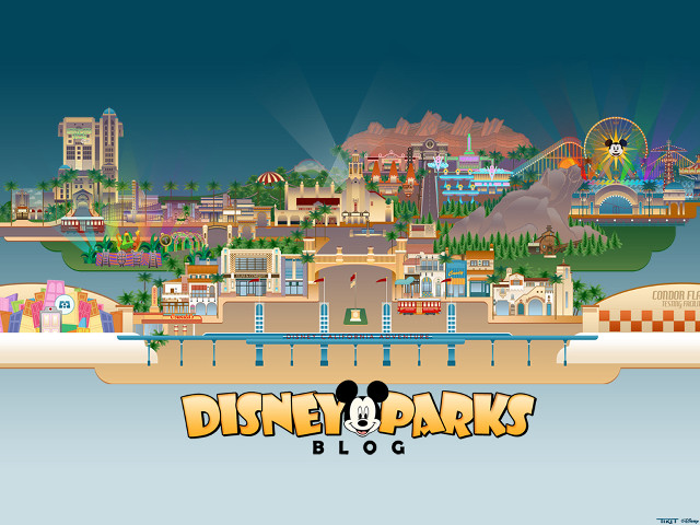 Disney park cartoon roller coaster free wallpaper for desktop - medium preview image