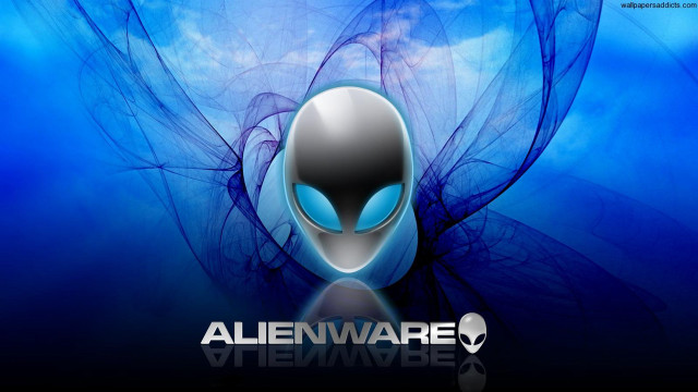 Alienware blue background sky clouds #2 free wallpaper for desktop - medium preview image