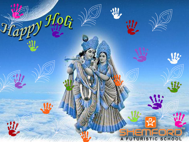 Moon figures blue dress handprints free wallpaper for desktop - medium preview image