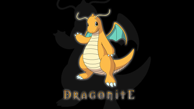 Cartoon dragon horned head tail free wallpaper for desktop - medium preview image