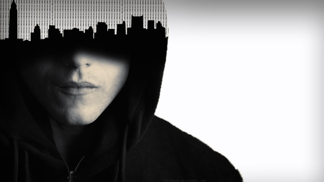 Hoodie person city skyline skyscrapers free wallpaper for desktop - medium preview image