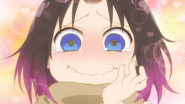 Girl blueeyes purplehair smile kawaii free wallpaper for desktop - medium preview image