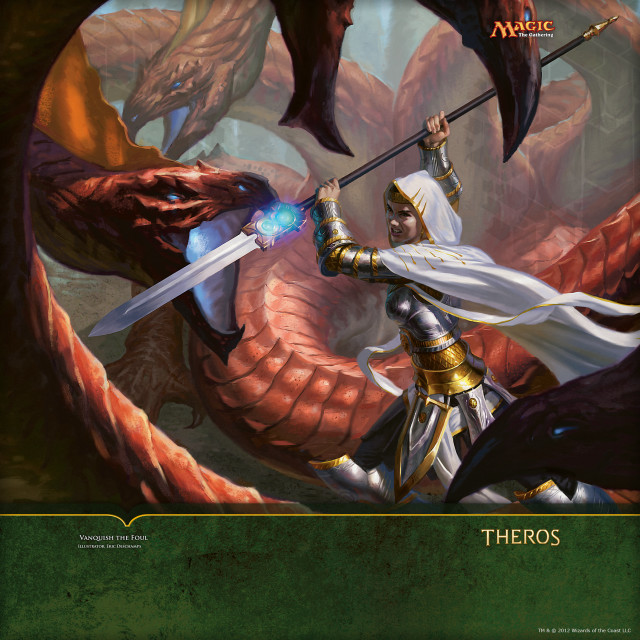 Woman dragon sword cape portrait free wallpaper for tablet - medium preview image