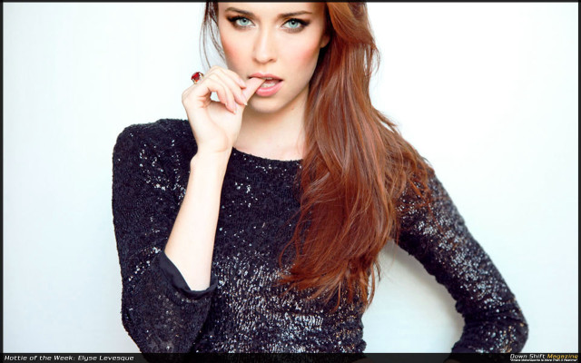 Woman red hair finger lips free wallpaper for desktop - medium preview image