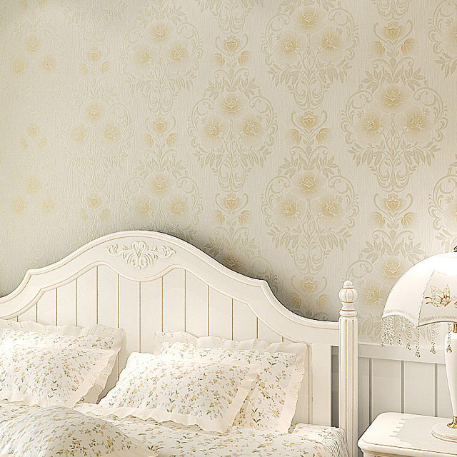 White bed white headboard white free wallpaper for tablet - medium preview image