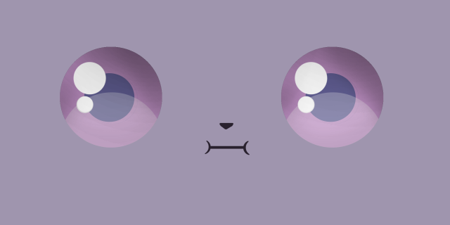 Purple cat eyes nose ring free wallpaper for desktop - medium preview image