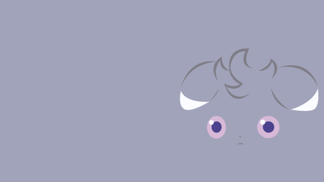 Cartoon bigeyes shortcut graybackground pinkeyeball free wallpaper for desktop - medium preview image