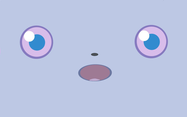 Cartoon character big eyes surprised free wallpaper for desktop - medium preview image