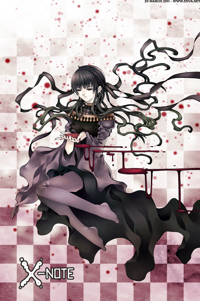 Woman long hair table knife free wallpaper for mobile - medium preview image