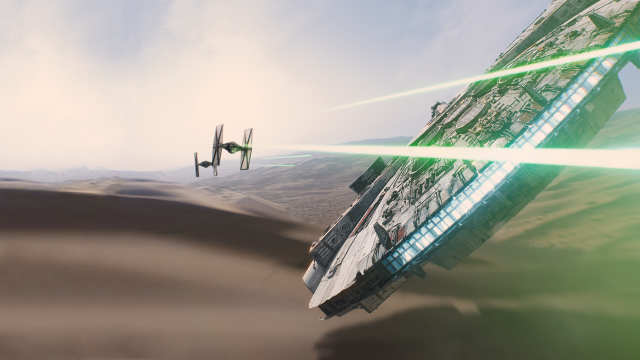 Star wars desert fighter jets free wallpaper for desktop - medium preview image