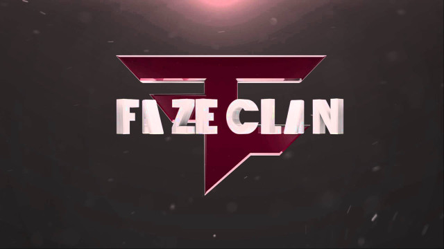 Faze clan red white logo free wallpaper for desktop - medium preview image