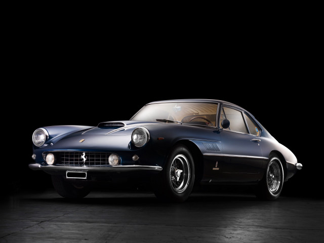 Black car dark room photorealism free wallpaper for desktop - medium preview image