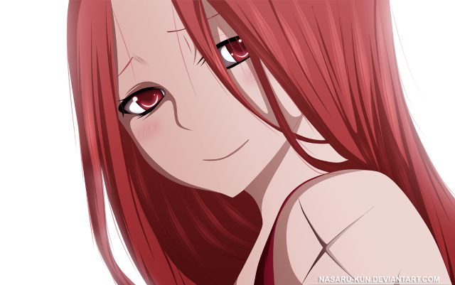 Red haired girl sad seductive free wallpaper for desktop - medium preview image
