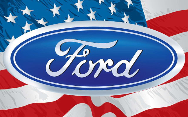 Ford emblem flag american background free wallpaper for desktop - medium preview image