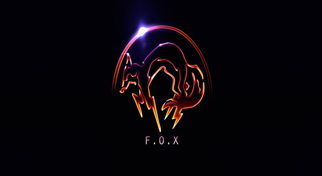 Dark background neon logo glowing free wallpaper for desktop - medium preview image