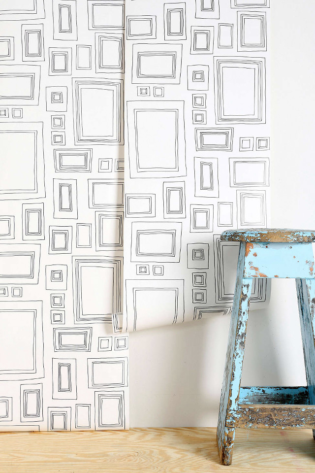 Blue stool wall pattern white free wallpaper for mobile - medium preview image