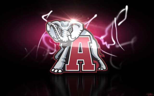 Elephant logo lightning effect red #2 free wallpaper for desktop - medium preview image