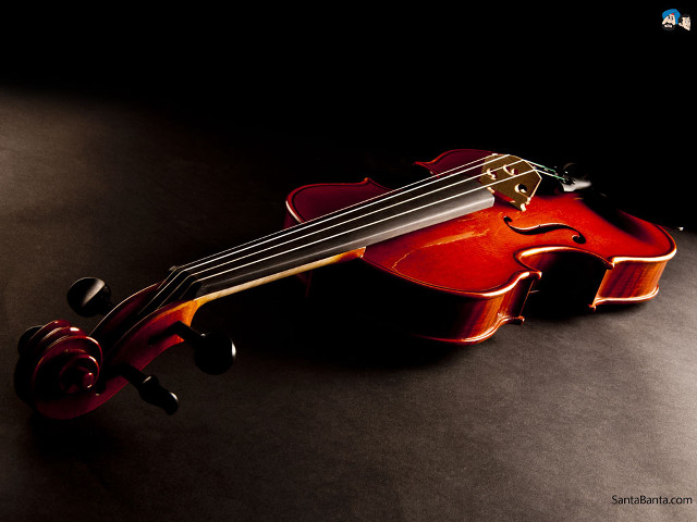 Violin black surface background white free wallpaper for desktop - medium preview image
