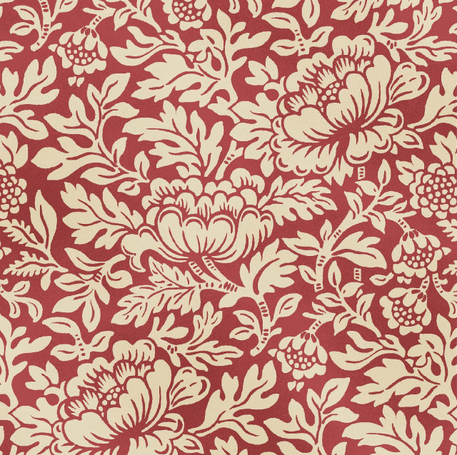 Red white floral pattern background free wallpaper for tablet - medium preview image