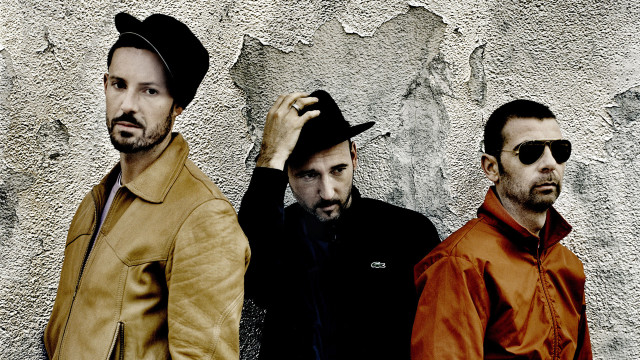 Three men wall hat standing free wallpaper for desktop - medium preview image