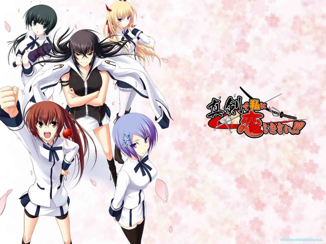 Anime girls pink background flowers #2 free wallpaper for desktop - medium preview image