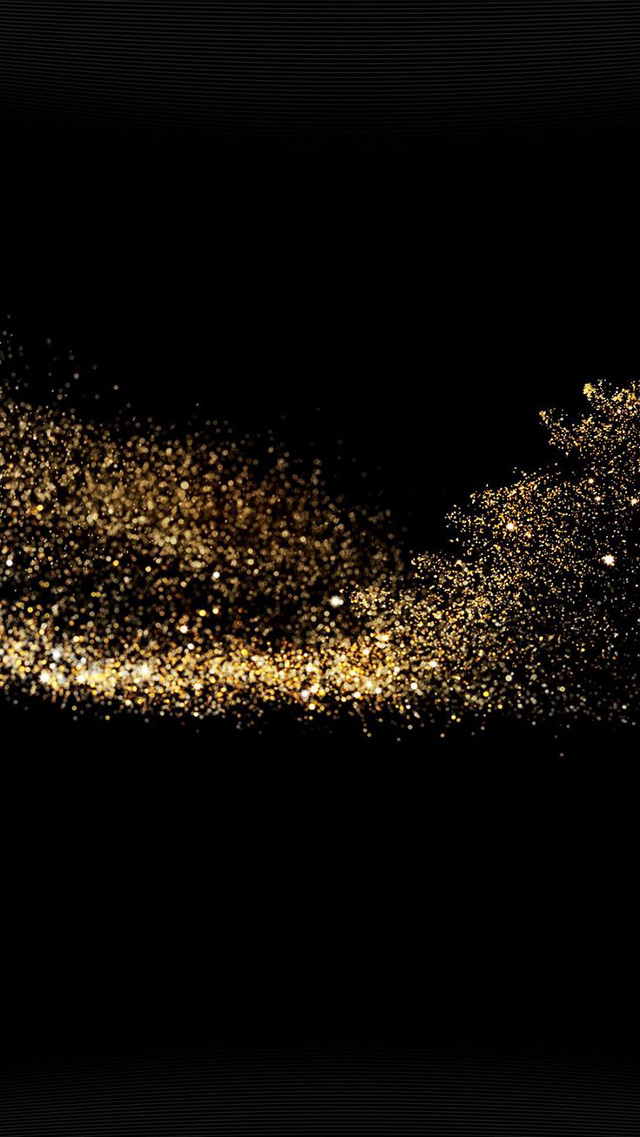 Black gold glitter abstract planet free wallpaper for mobile - medium preview image