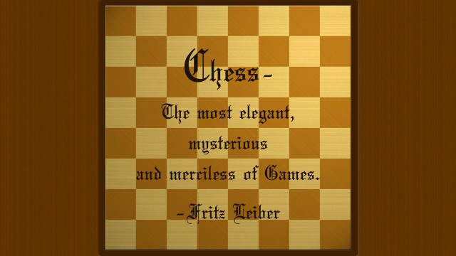 Chess board quote image free wallpaper for desktop - medium preview image