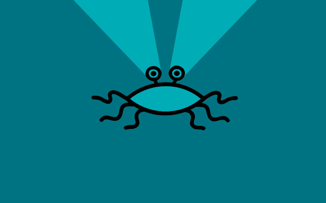 Cartoon frog light eyes back free wallpaper for desktop - medium preview image