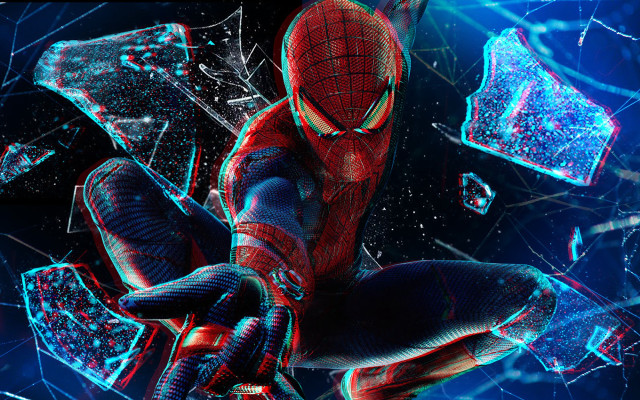 Spider man suit futuristic background #2 free wallpaper for desktop - medium preview image