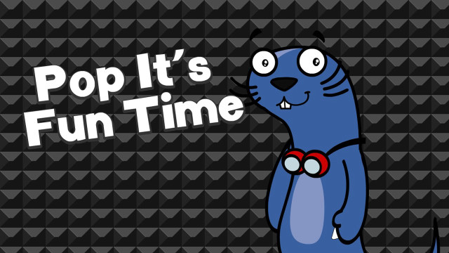 Cartoon cat pop funtime checkered free wallpaper for desktop - medium preview image