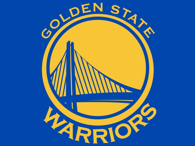 Golden state warriors logo blue free wallpaper for desktop - medium preview image