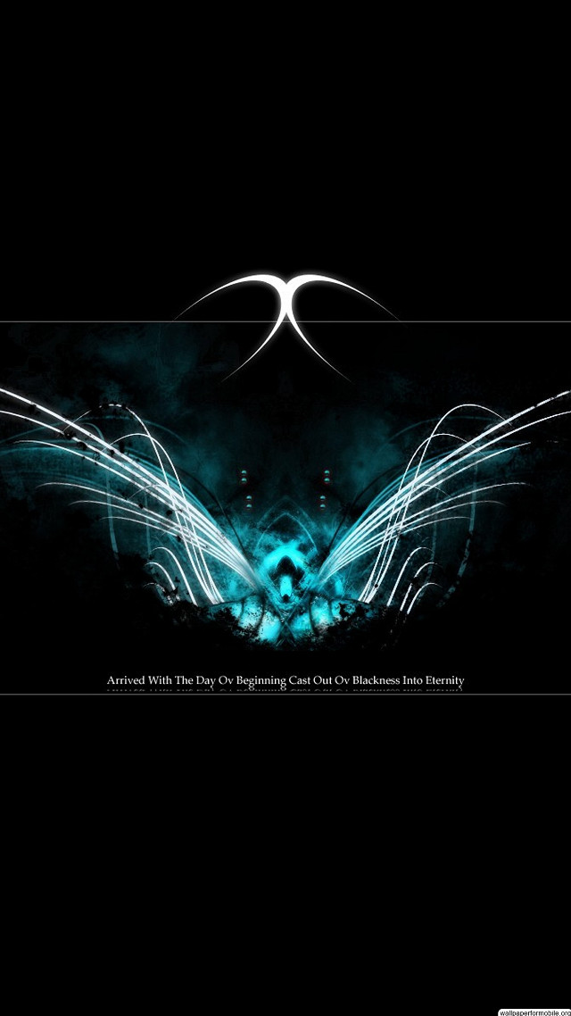 Black background butterfly gothic biomechanical free wallpaper for mobile - medium preview image