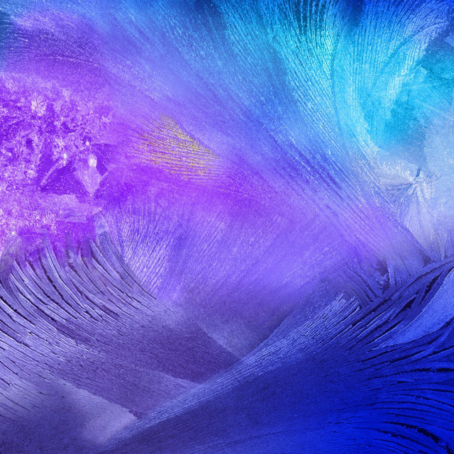 Blue purple feathers pattern background free wallpaper for tablet - medium preview image
