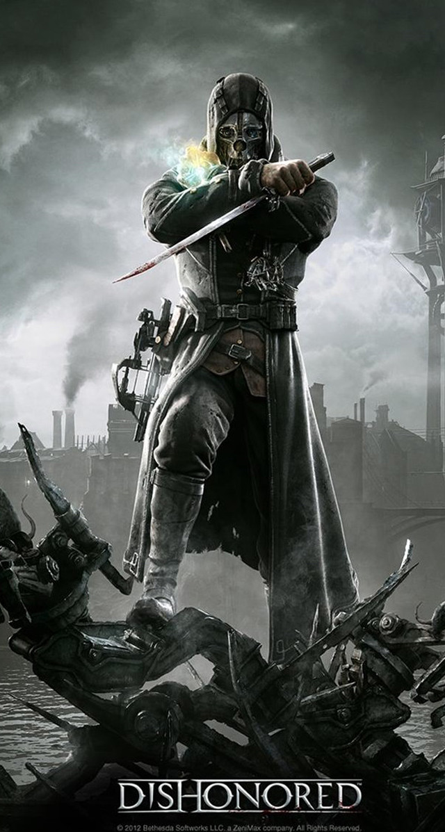Dishonored character city sword demon free wallpaper for mobile - medium preview image