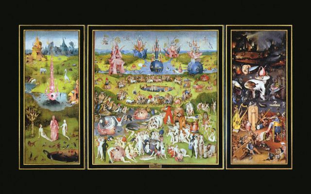 People field animals background painting free wallpaper for desktop - medium preview image