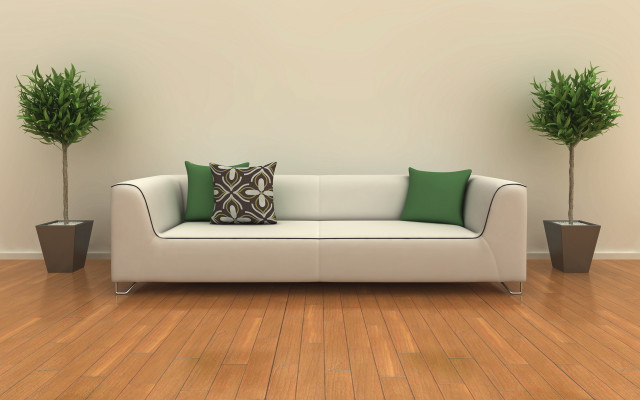 Couch plants pillow back sides free wallpaper for desktop - medium preview image