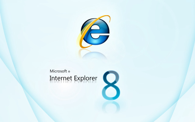 Blue yellow logo internet explorer free wallpaper for desktop - medium preview image