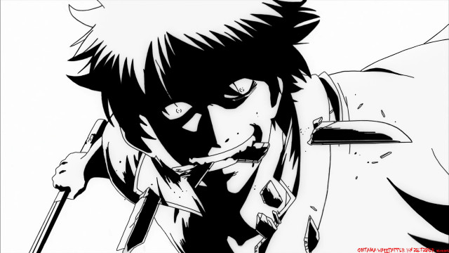 Man knife demon shoulder drawing free wallpaper for desktop - medium preview image