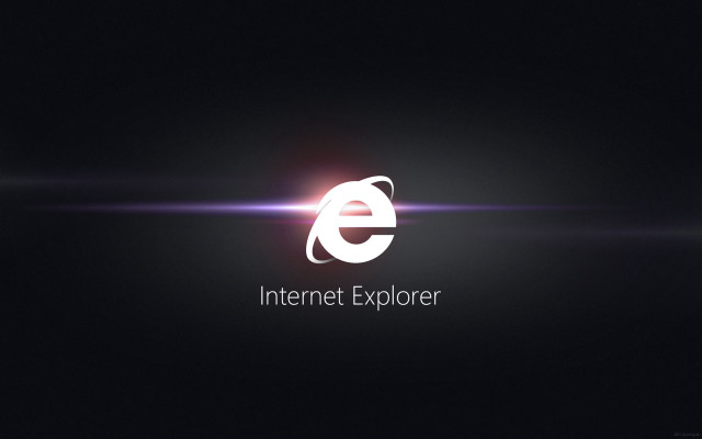 Internet explorer logo dark background #2 free wallpaper for desktop - medium preview image