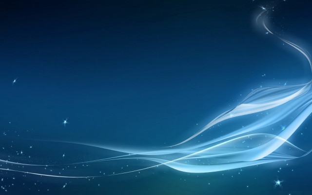 Blue background white swirl stars #5 free wallpaper for desktop - medium preview image