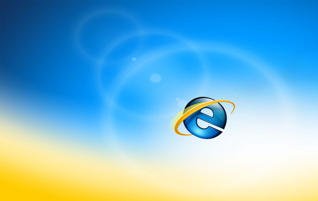 Computer screen blue yellow swirl free wallpaper for desktop - medium preview image