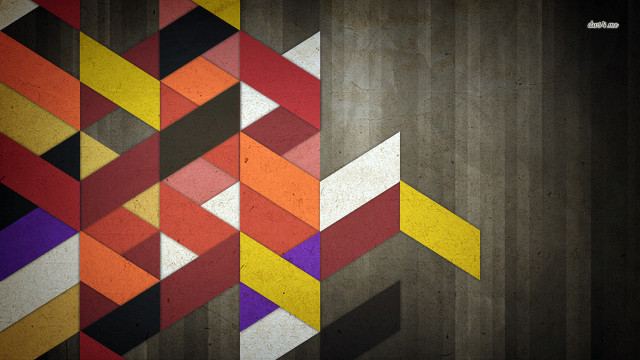 Colorful abstract geometric checkered floor free wallpaper for desktop - medium preview image