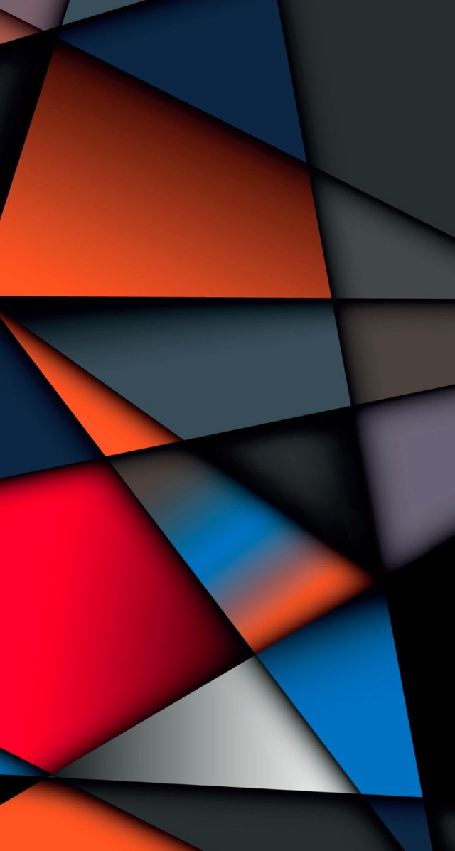 Colorful abstract black red blue #2 free wallpaper for mobile - medium preview image