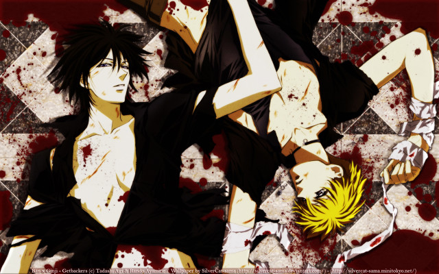 Man knife woman hairdo ground free wallpaper for desktop - medium preview image