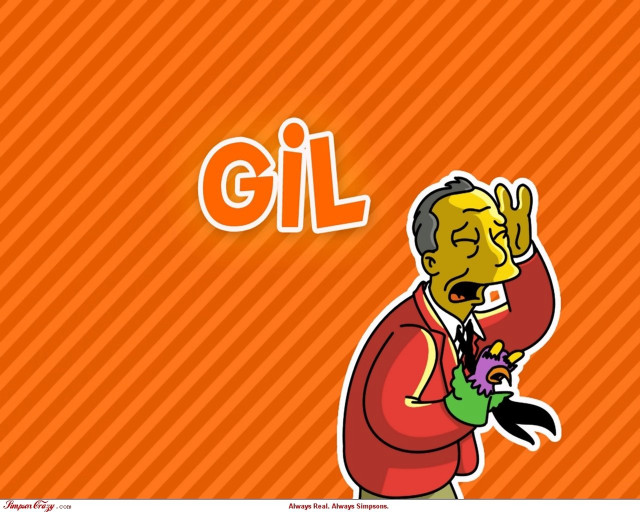 Cartoon mustache redshirt greenandredtie orangebackground free wallpaper for desktop - medium preview image