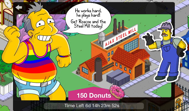 Cartoon character talking rainbow shirt free wallpaper for desktop - medium preview image