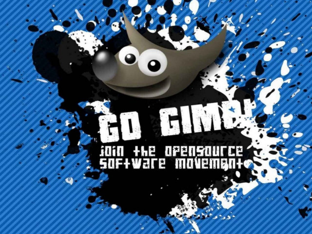 Cartoon character go gimp poster free wallpaper for desktop - medium preview image
