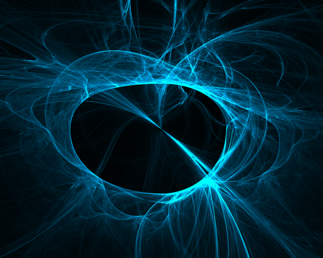 Blue abstract background circular hole free wallpaper for desktop - medium preview image