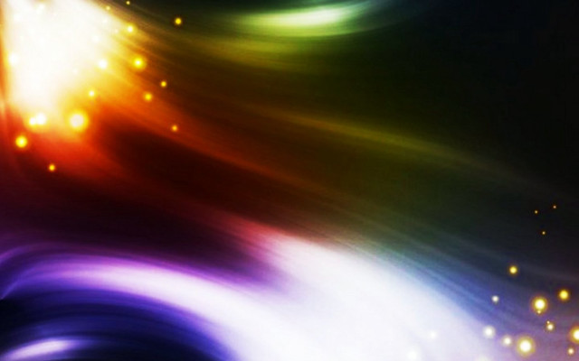 Colorful background lights blurry person free wallpaper for desktop - medium preview image
