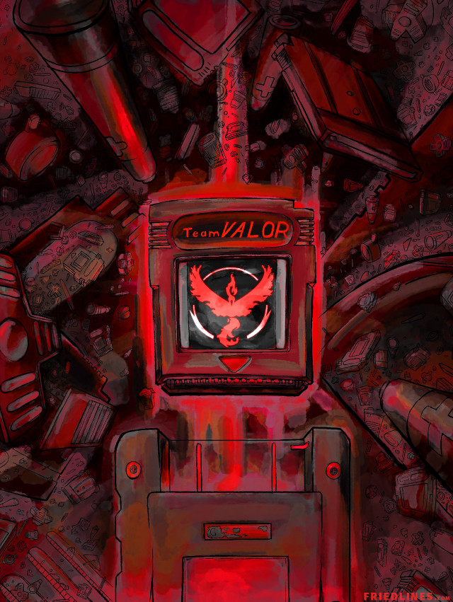 Red television red bird red free wallpaper for mobile - medium preview image